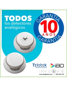 Comprar TELETEK SENSOIRIS-M140 Detector analógico óptico-térmico. Requiere base B124 no incluida 2