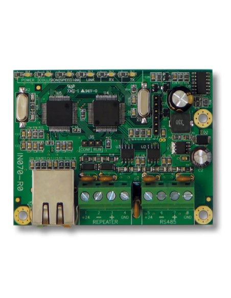 Kaufen Sie INIM SMARTLAN-485 Modul Ethernet für SmartLine. Verbindung über RS485, Übertragung an die NSL, SIA-IP-Protokoll.