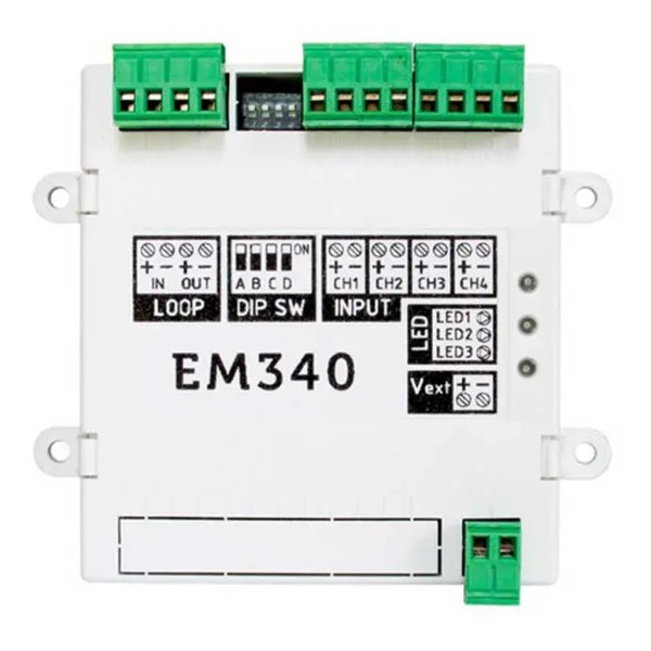 Comprar INIM EM340 Módulo analógico direccionable con 4 entradas supervisadas