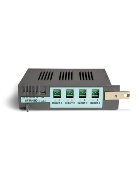 Kaufen Sie INIM IFM4IO 4‑Eingangs-/Ausgangsmodul für Leistung. Max. 1 A/27,6 V. Konfigurierbare E/A. Max. 16 Module pro Zentrale