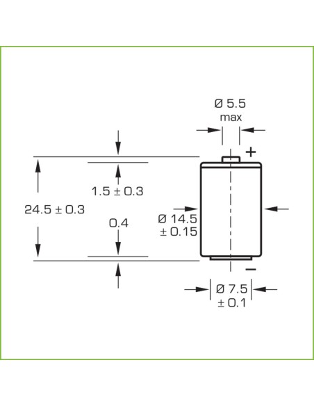 Comprar SAFT LS14250 Pila Litio SAFT 1/2 AA 3.6V 1.2AH PCL7409B