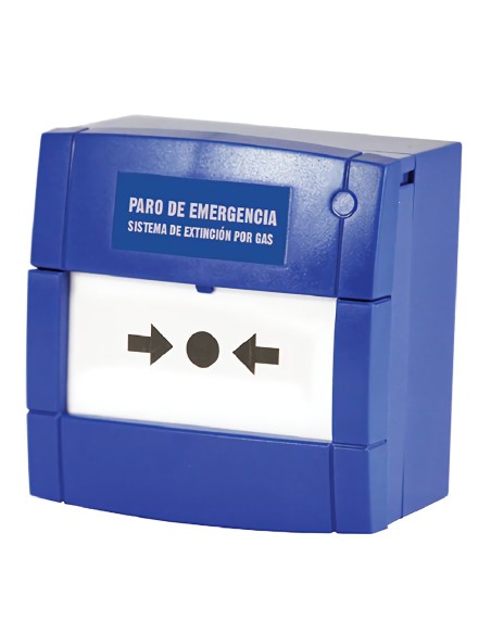 Acheter NOTIFIER M3A-B000SG-K013-66 Bouton-poussoir KAC d’arrêt d’extinction EN-12094-3. Couleur bleue