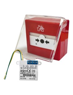 Acheter INIM PFL-I-311C Déclencheur manuel conventionnel réarmable avec base basse, LED indicatrice et isolateur