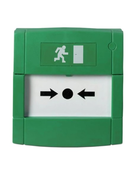 Acheter NOTIFIER M4A-G000SF-K013-13 Bouton-poussoir à double contact. Couleur verte