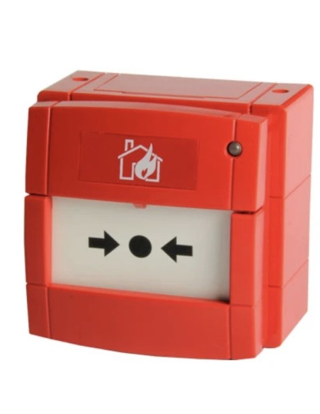 Comprar NOTIFIER NRX-WCP Pulsador manual de alarma estanco vía radio en red Mesh de Agile. Incluye 4 pilas CR123A