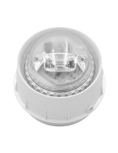 Acquistare NOTIFIER NRX-WSF-WR Sirena con flash rosso via radio in rete Mesh di Agile. Include 4 pile CR123A. Colore bianco