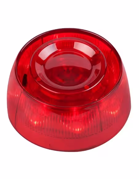 Kaufen TELETEK SENSOIRIS-WS Sirene mit Blitz. Farbe Rot. Erfordert Standard-Sockel, nicht enthalten.