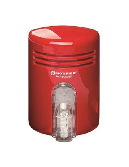 Acquistare NOTIFIER DSE3-23-HQ Sirena convenzionale da interno a 6 toni con flash ad alta potenza EN54-3/23. Copertura: 7 x 11 x