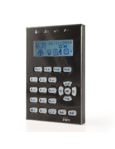 Comprar INIM NCODE-G-BL Teclado LCD. 4 leds. 1 terminal I/O. Sensor de luminosidad. Para centrales PRIME. Color Negro