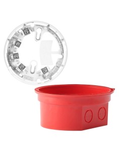 Comprar NOTIFIER BRR Zócalo con base alta roja para dispositivos óptico-acústicos. Incl. B501AP