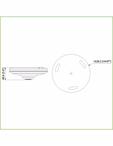 Comprar DAHUA HAC-EW2501 Fisheye HDCVI 5M DN WDR Starlight IR10m 1.4mm MIC