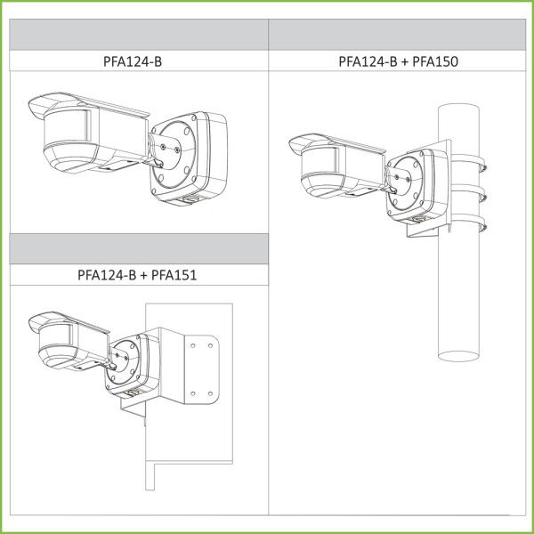 Acquista DAHUA HAC-PFW3601-A180 Tubolare HDCVI 6M(3x2M) DN SMART WDR Starlight IR 20 m 180º IP67 IK10 Audio Allarme