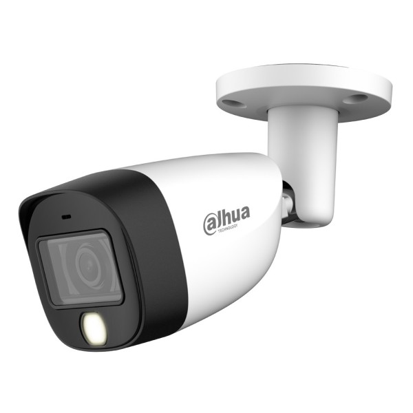 Comprare DAHUA HAC-HFW1200CM-IL-A-0280B-S6 Tubolare HDCVI 4EN1 2M dWDR Illuminazione doppia LED 20 m/IR 20 m 2.8mm IP67 MIC