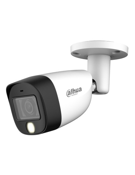 Acheter DAHUA HAC-HFW1200CM-IL-A-0280B-S6 Caméra tubulaire HDCVI 4EN1 2M dWDR Éclairage double LED 20 m / IR 20 m 2.8mm IP67 MIC