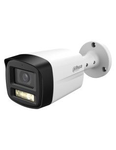 Acheter DAHUA HAC-HFW1500TLM-IL-A-0280B-S3 Caméra tube HDCVI 4-en-1 5M Éclairage double LED 40 m / IR 40 m 2.8mm IP67 MIC