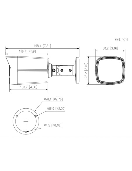 Acquistare DAHUA HAC-HFW1500TLM-IL-A-0280B-S3 Tubolare HDCVI 4EN1 5M Illuminazione Dual LED40m/IR40m 2.8mm IP67 MIC