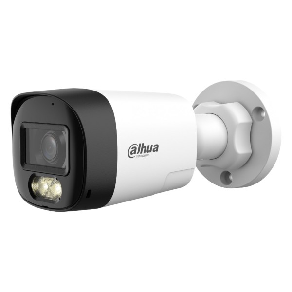 Acheter DAHUA HAC-HFW1500RL-IL-T Caméra tubulaire HDCVI 4EN1 5 Mpx Éclairage double LED 30 m / IR 30 m 2.8mm IP67 Micro/haut-par