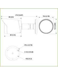 Kaufen DAHUA HAC-HFW1509T-LED Tubular HDCVI 4EN1 5M FULL COLOR 2.0 WDR Starlight LED20m 3.6mm IP67 2