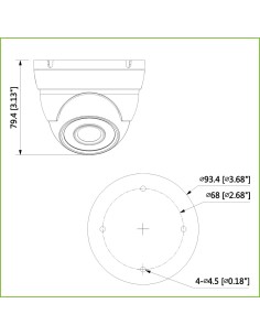 Kaufen DAHUA HAC-HDW1200M-0280B-B Mini-Dome HDCVI 4-in-1 2MP 1080P Tag/Nacht ICR IR 30 m 0 Lux 2.8mm IP67 Farbe Schwarz 2