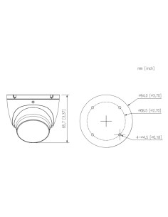 Kaufen DAHUA HAC-HDW1200TLM-IL-A-0280B-S6 Mini-Dome HDCVI 4-in-1 2 MP 1080P Duale Beleuchtung LED 20 m / IR 20 m 2.8mm IP67 Mikr 2