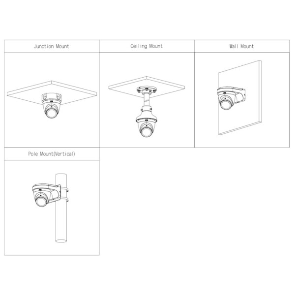 Acheter DAHUA HAC-HDW1200TQ-IL-T Mini-dôme HDCVI 4-en-1 2 Mpx Éclairage double LED 40 m / IR 40 m 2.8mm IP67 micro/haut-parleur 