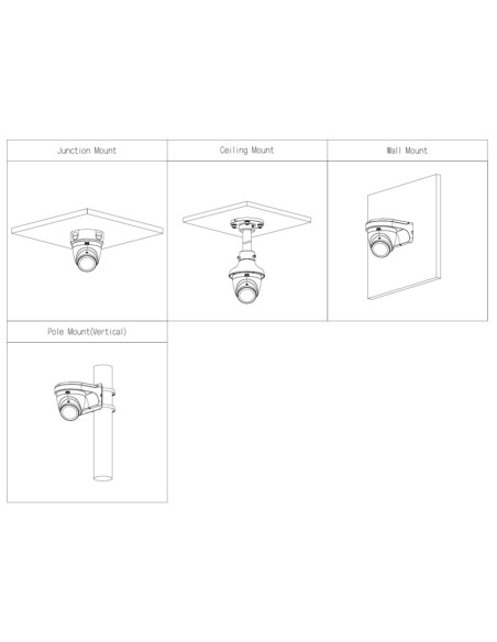 Acheter DAHUA HAC-HDW1200TQ-IL-T Mini-dôme HDCVI 4-en-1 2 Mpx Éclairage double LED 40 m / IR 40 m 2.8mm IP67 micro/haut-parleur 