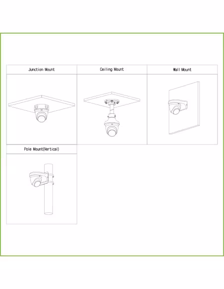 Comprar DAHUA HAC-HDW1231TQ-A-0280B MiniDomo HDCVI 4EN1 2M 1080P WDR Starlight IR40m 2.8mm IP67 MIC Quick-to-install