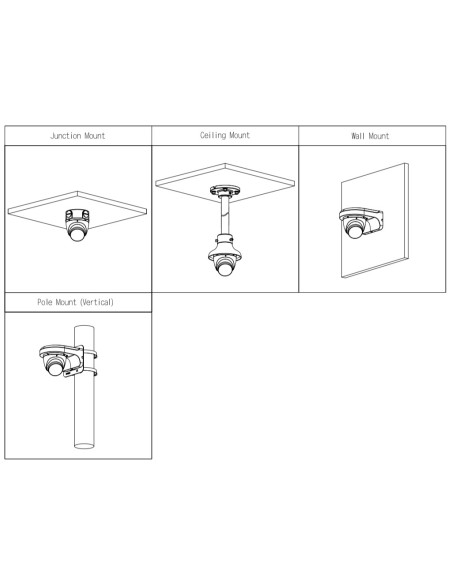 Acheter DAHUA HAC-HDW1500TLM-IL-A-0280B-S3 Mini-dôme HDCVI 4 en 1 5 M Éclairage double LED 30 m / IR 30 m 2.8mm IP67 MIC