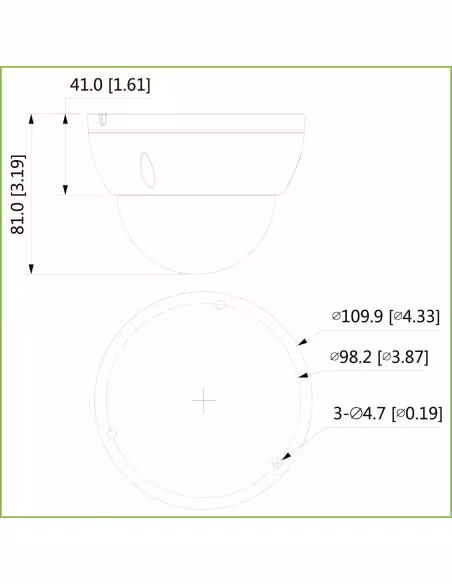 Acquistare DAHUA HAC-HDBW1500E-0280B Dome HDCVI 5M DN ICR DWDR IR30m 0Lux 2.8mm IP67 IK10