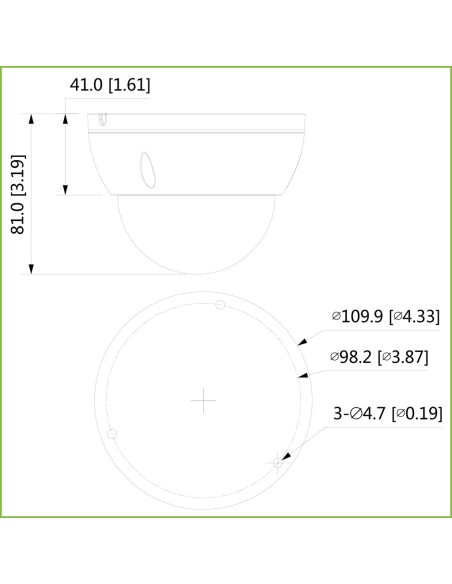 Kaufen DAHUA HAC-HDBW1500E-0280B Dome HDCVI 5M DN ICR DWDR IR30m 0Lux 2.8mm IP67 IK10