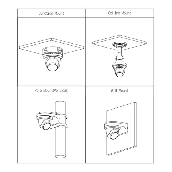 Acheter DAHUA HAC-HDW2501TMQ-A-0280B-S2 Mini-dôme HDCVI 4EN1 5M WDR Starlight IR 60 m 2.8mm IP67 MIC Installation rapide