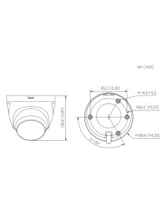 Comprar DAHUA HAC-ME1800TQ-PV-0280B Domo HDCVI 4EN1 4K dWDR IR60m 2.8mm IP67 Disuasión activa Quick-to-install 2