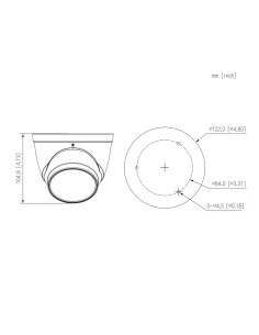 Acheter DAHUA HAC-HDW2802T-Z-A-S2 Mini-dôme HDCVI 4K DN WDR Starlight IR 60 m 2.7-13.5VFM IP67 MIC 2
