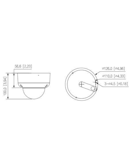 Acheter DAHUA HAC-HDBW2802RA-Z-A-S2 Dôme HDCVI 4K DN WDR Starlight IR 60 m 2.7-13.5VFM IP67 IK10 MIC