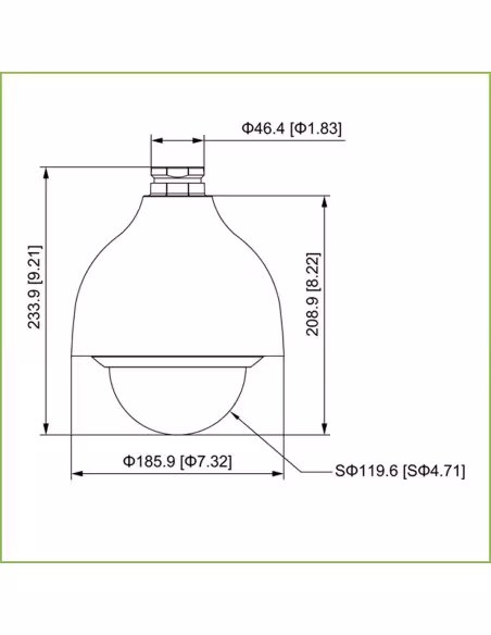 Comprare DAHUA SD40215-HC-LA Dome PTZ HDCVI 2M 1080P DN WDR Starlight 15X 3D IP66 IK10 AUDIO I/O