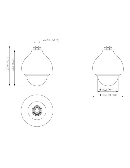 Kaufen DAHUA SD40216DB-HC Dome PTZ HDCVI 2M 1080P DN WDR Starlight 16X 3D IP66 IK10 AUDIO E/A