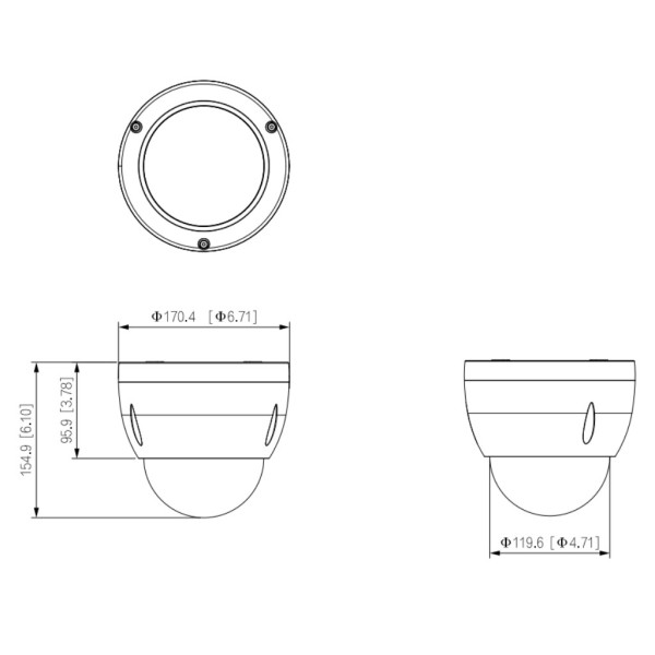 Acquistare DAHUA SD42216DB-HC Dome PTZ HDCVI 2M 1080P DN WDR Starlight 16X 3D IP66 IK10 AUDIO I/O