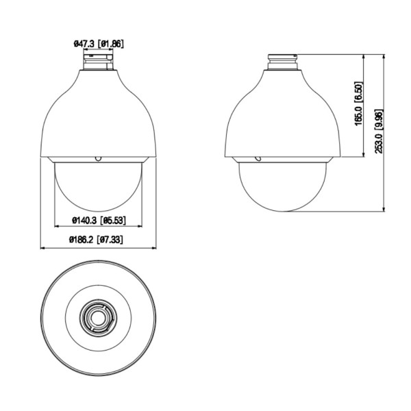 Kaufen DAHUA SD50225DB-HC Dome PTZ HDCVI 2M 1080P DN WDR Starlight 25X 3D IP67 IK10 AUDIO E/A