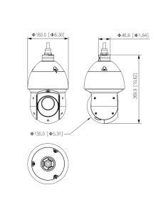 Kaufen DAHUA SD49225DB-HC Dome PTZ HDCVI 2M 1080P Tag/Nacht WDR Starlight IR 100 m 25x 3D IP66 AUDIO Ein-/Ausgang 2
