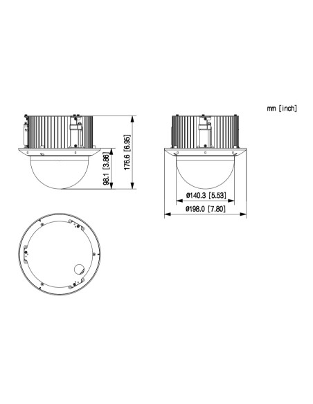 Comprar DAHUA SD52C225DB-HC Domo PTZ HDCVI 2M 1080P WDR Starlight 25X 3D IK10 Inserción AUDIO E/S
