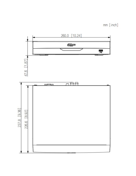 Comprar DAHUA XVR5104HS-4KL-I3-V3 DVR 5EN1 H265 4ch 4K@6ips +4IP 8MP 1HDMI 1HDD AI