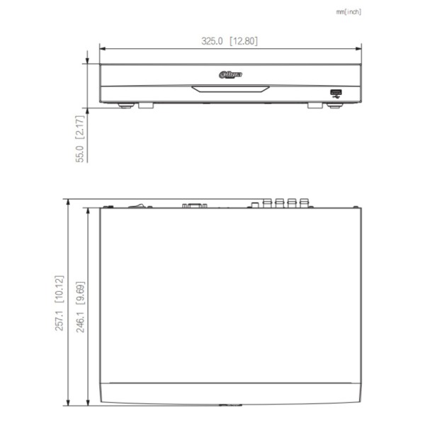 Comprar DAHUA XVR5108H-I3-V3 DVR 5EN1 H265 8ch 5M@6ips +4IP 6MP 1HDMI 1HDD AI