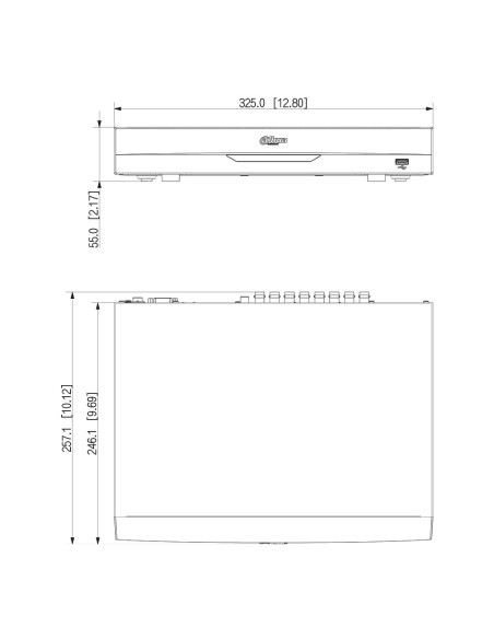 Comprar DAHUA XVR5116H-4KL-I3-V2 DVR 5EN1 H265 16ch 4K@6ips +16IP 8MP 1HDMI 1HDD AI