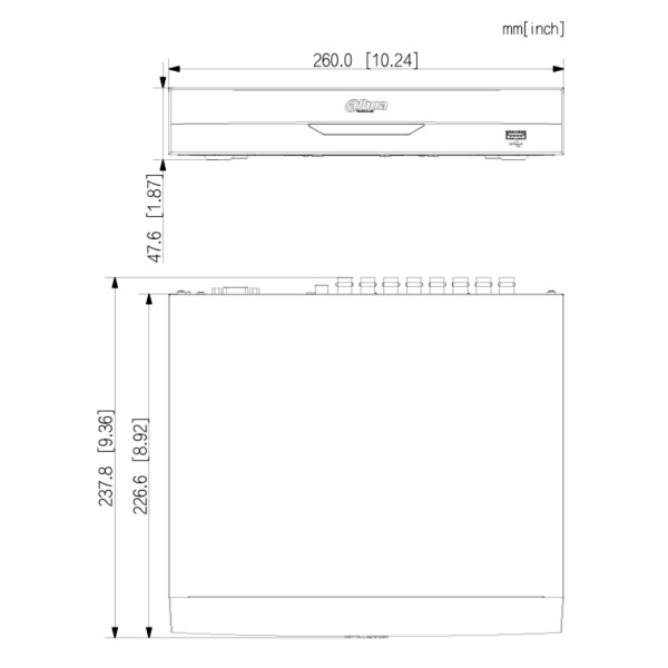Comprar DAHUA XVR5116HS-I3/T DVR 5EN1 H265 16ch 5M-N@25ips +8IP 6MP 1HDMI 1HDD AI