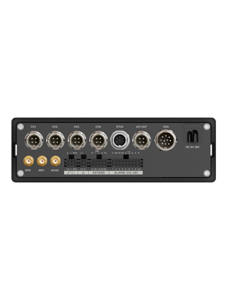 Acheter DAHUA MXVR4104-GFWI DVR 5EN1 embarqué 4 canaux 1080P H265 1 VGA 1 connecteur aviation 1 HDD/SSD 1 SD GPS 4G WiFi DC6-36V