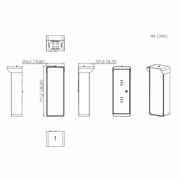 Comprar DAHUA ITC416-PL8I-IZ Cámara IP ANPR Acceso H265 4MP IR20m/10m(ANPR) 2.7-12VFM IP54 E/S AUDIO