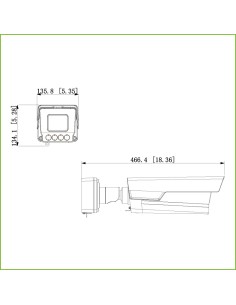 Kaufen DAHUA ITC431-RW1F-IRL8 Tubulare IP-ANPR H.265 4 MP 4IR830nm 10–50VFM IP67 IK10 PoE AUDIO E/A KI 2