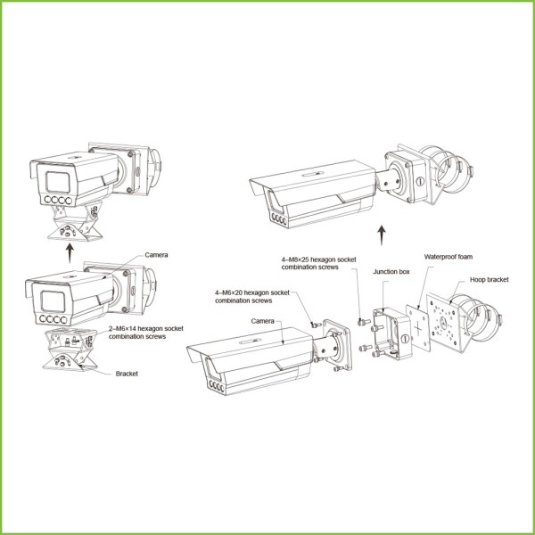Kaufen DAHUA ITC431-RW1F-IRL8 Tubulare IP-ANPR H.265 4 MP 4IR830nm 10–50VFM IP67 IK10 PoE AUDIO E/A KI