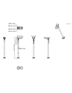 Acheter DAHUA ITC436-PW9H-IZP Caméra IP ANPR Accès H265 4MP 3x (IR/LED) 8 m 2,7-12 VFM IP66 E/S AUDIO avec poteau inclus 2