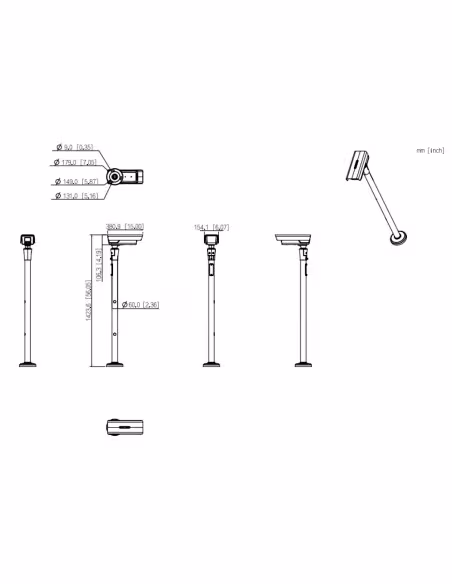Comprar DAHUA ITC436-PW9H-IZP Cámara IP ANPR Acceso H265 4MP 3x(IR/LED)8m 2.7-12VFM IP66 E/S AUDIO con poste incluido
